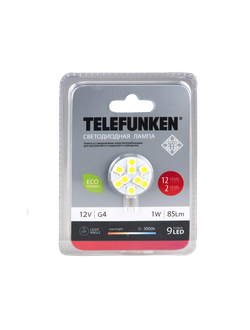 Светодиодная лампа Telefunken TLF JCR01 1w 12v G4 9LED