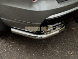 Защита задняя (уголки) 60,3 мм ТСС для Exeed VX 2023-