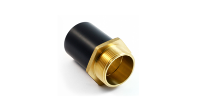 Переходной вкладыш Латунный/ПЭ 90х3" НР EUROSTANDARD