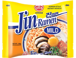 Лапша Ottogi Jim Ramen Mild со вкусом грибов 120 гр (20 шт)