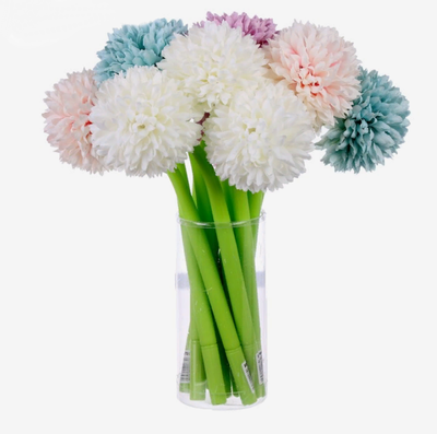 Ручка гелевая Хризантема, 12шт/уп