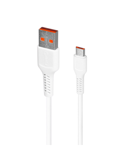 Кабель FUMIKO CA01 Micro USB 2A WHITE 2 метра