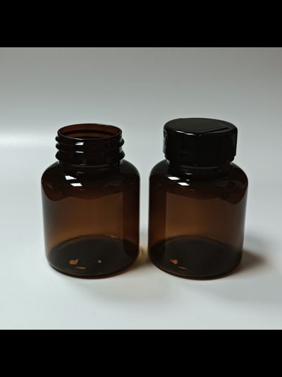 Банка ПЭТ 100мл/37мм, коричневый, арт. 2264