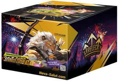 Батарея салютов ЗЛАТОГЛАВ (1,2" / 100 залпов)