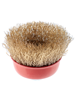 ЕРМАК Щетка металл. для УШМ 65мм/М14 (чашка), 5 штук