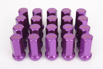 Комплект гаек PMU конус 12*1,5 фиолетовый HEX 17