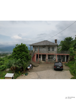 Пригород Батуми. Ахалисопели. Продаётся большой земельный участок: 5000 м2., со старым домом. Вид с участка на город и устье реки Чорохи