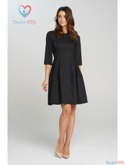 ПЛАТЬЕ медицинское Dr.Super "Happy" черное