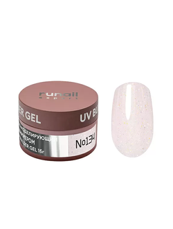 Гель моделирующий с шиммером UV BUILDER GEL Runail Expert №134, 15 г
