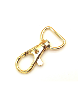 Карабин для сумок, 40*20 мм (под ремень 16 мм) никель