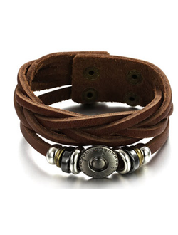 мужской кожаный браслет "Traveler"