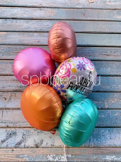 Фольгированные шары Круги 5 штук