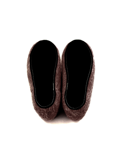 Женские тапочки «Сакура» коричневые 38