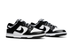 Nike SB Dunk Low Panda Black White (Экокожа) сбоку