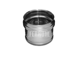 Заглушка внешняя д/трубы (430/0,5 мм) D110 (нижняя) Ferrum