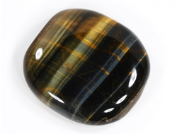 Тигрово-соколиный глаз, полировка плоская, ЮАР (37*36*9 мм, 29 г) №35730