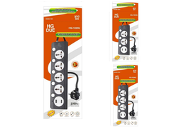 Сетевой фильтр HG DUE 1835 4 розетки 2 USB 3м