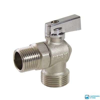 Кран угловой шаровой 1/2&#039;&#039; - 3/4&#039;&#039; нар/нар