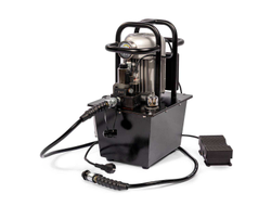 Помпа электрогидравлическая ПМЭ-7100У серия ПРОФИ с объемом маслобака 10,0 л и функцией удержания