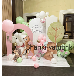 Фотозона для девочки лесная сказка