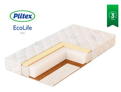 Матрац детский Plitex EcoLife 1190х600х120 мм