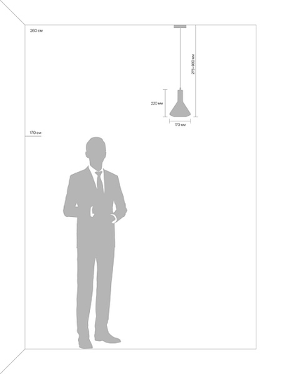 Freya, Подвесной светильник Lizia, FR8010PL-01GB