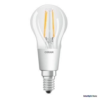 Osram Parathom LED Filament P40D Dimmable 4.5w 827 CL/FR E14