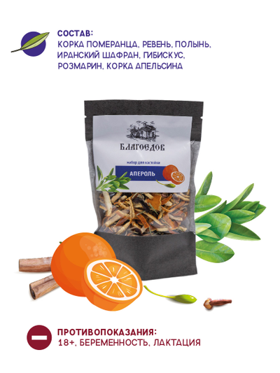 Сбор для настойки «АПЕРОЛЬ» 50 г
