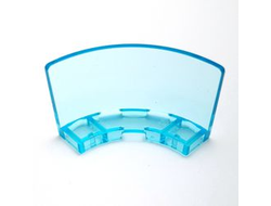Panel 3 x 3 x 2 Corner Convex, Trans-Light Blue (3535 / 6445926 / 6508089)