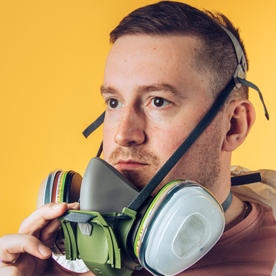 Полумаска с системой быстрого сброса (без фильтров) JETA SAFETY 8500