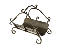 Дровница малая с поддоном золото