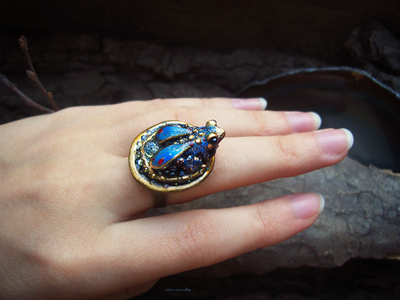 "Ночной Светлячок Кваказура. Вавилонские сказки", волшебное кольцо с лягушкой и опалом