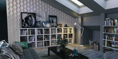 Гипсовая панель BEE (Соты) артикул M-0040