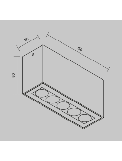 Потолочный светильник Ares, O309CL-L10GF3K