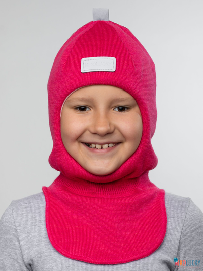 Шапка-шлем "NK"   20101-01, цвет ярко-розовый р. 52-54