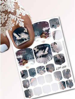 Мини пленки для педикюра LIT-015