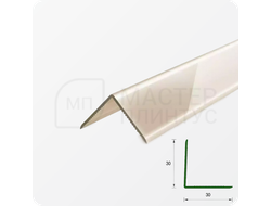 УГОЛ ДЕКОРАТИВНЫЙ 10Х10 УП 01-27.2700.501Л СЕРЕБРО (матовый)