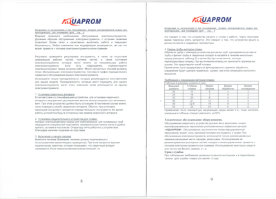 Сварочный аппарат для полипропилена AQUAPROM АСП-1.5/6 1500 Вт PP-R(Насадки 20-63)