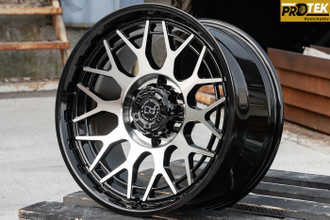 Комплект дисков R18 9,0J ET+0 6*139,7 FBX 181-8 Черный с полированными лучами (R633)