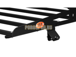 Багажник алюминиевый крашеный разборный 6-ти опорный 2,1х1,2м, 16кг, на УАЗ Пикап, УАЗ Патриот 2005- с дугами на крыше. (01.394.30)