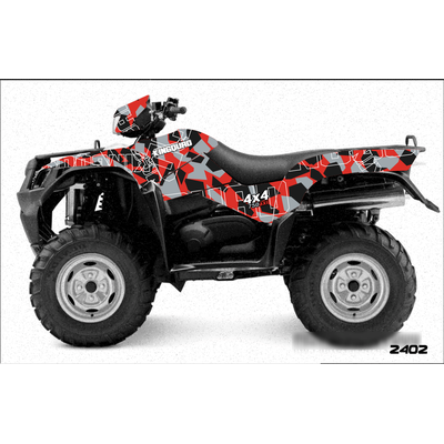Наклейки для квадроцикла suzuki Kingquad