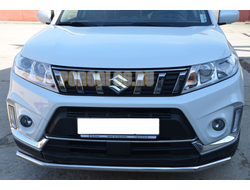 Защита переднего бампера d42 для Suzuki Vitara (2019-...)