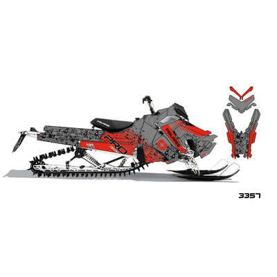 Наклейки на снегоход  Polaris Axys 2016 2017 2018 2019 #3357