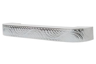 Карниз СТАНДАРТ Жар-Птица 3х рядный серебро белый с планкой 70мм в инд.уп.