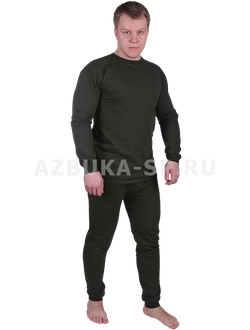 Белье нательное х/б (цв. олива)