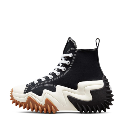 Фирменные кеды Converse Run Star Motion черные высокие на массивной подошве заказать
