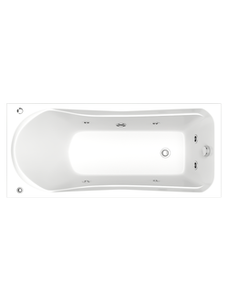 Акриловая гидромассажная ванна BAS Мальта 170х75