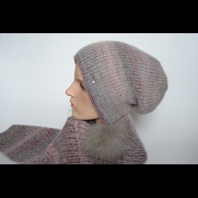 Разноцветный шарф женский вязаный Vizio Италия 6715