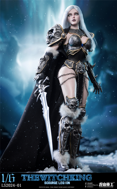 Королева-Лич (делюкс) - Коллекционная фигурка 1/6 Lich King Scourge Legion Luxury Edition (LS2024-01A) - Longshan