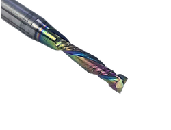 Фреза компрессионная со стружколомами спиральная 4x17 s6x50 Z2+2 HM